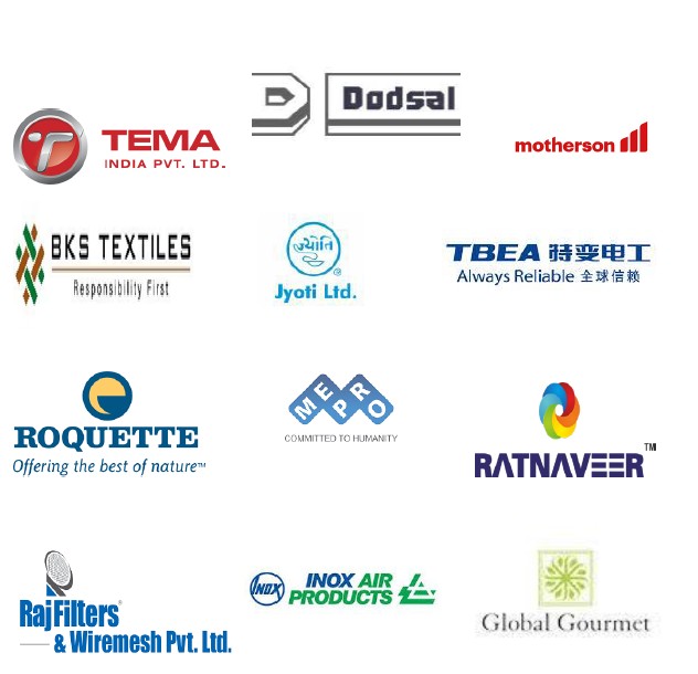 Selected industrial client logos